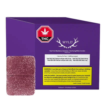 Real Fruit Blackberry INDICA Gummies Multipack