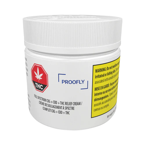 Full Spectrum CBG + CBD + THC Relief Cream