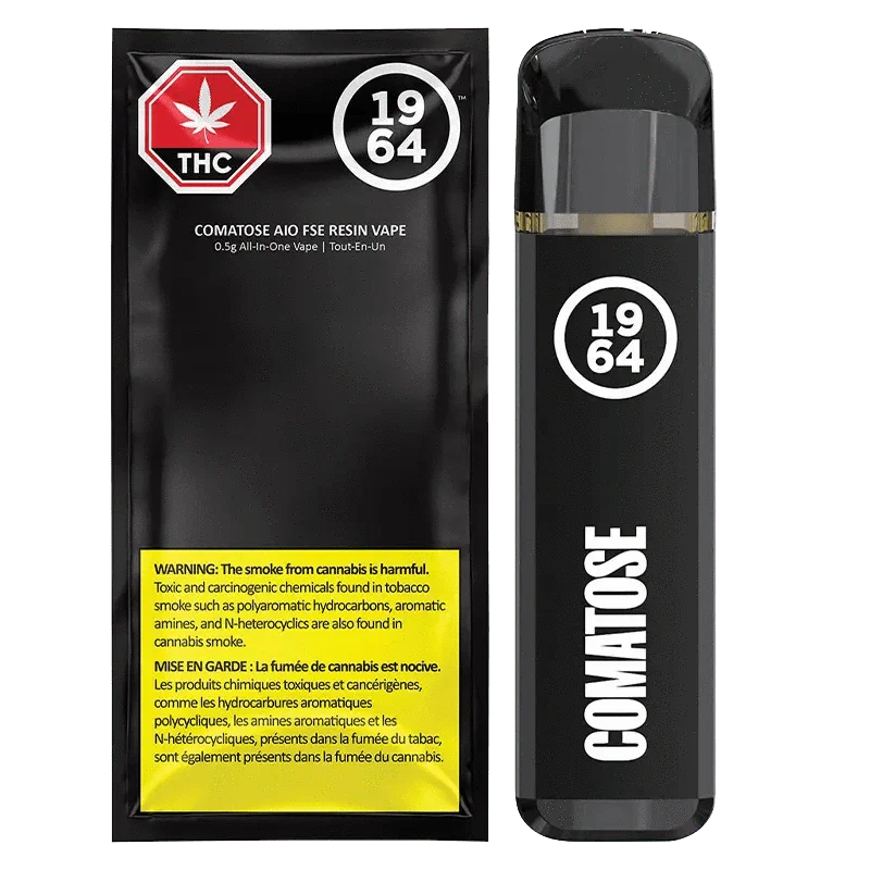 aio smoke & vape Comatose FSE Resin by 1964 Supply Co. · Indica · 73–79% THC · Reviews Terpenes · Blazed Flavours:GREEN APPLE ICE JUUL Vape Pen and New