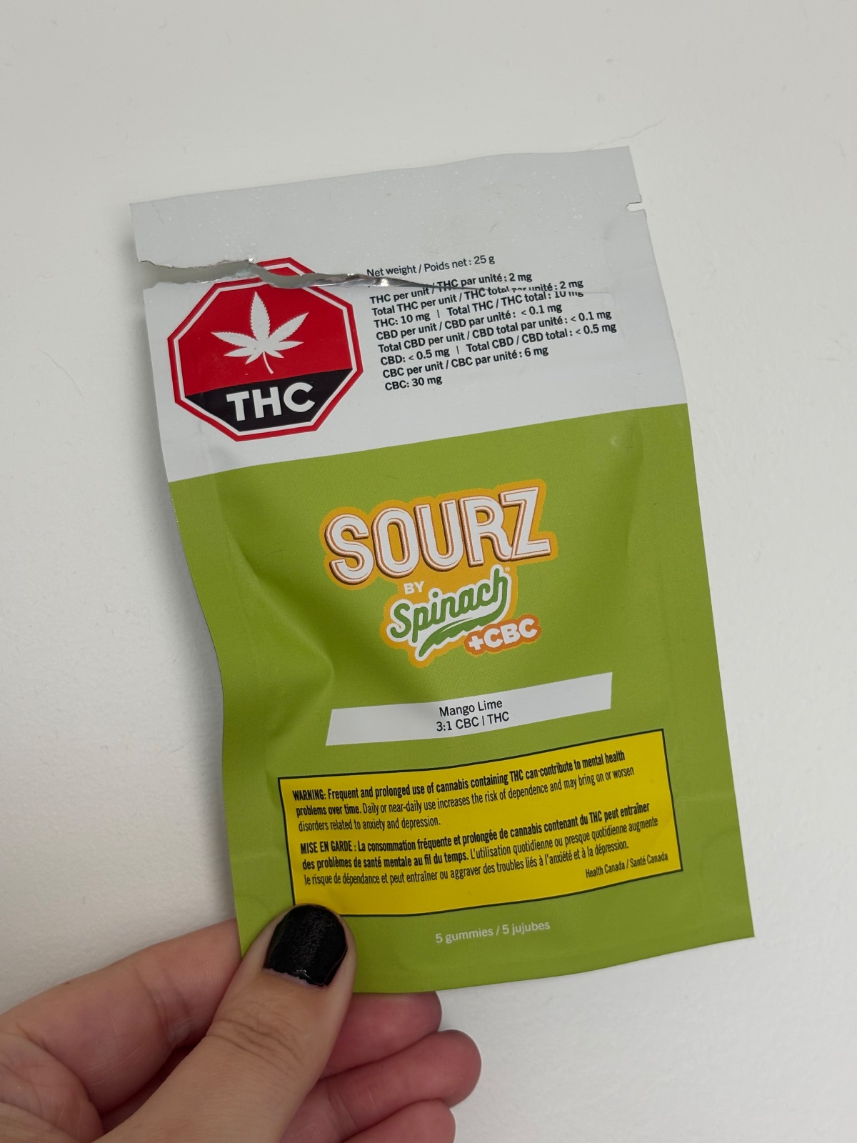 Photo from this spark: My favourite gummies! The CBC works well for my chronic pain.